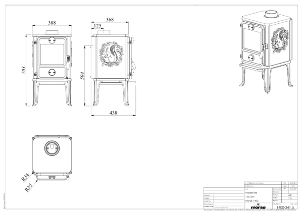 Stove Morso 1412