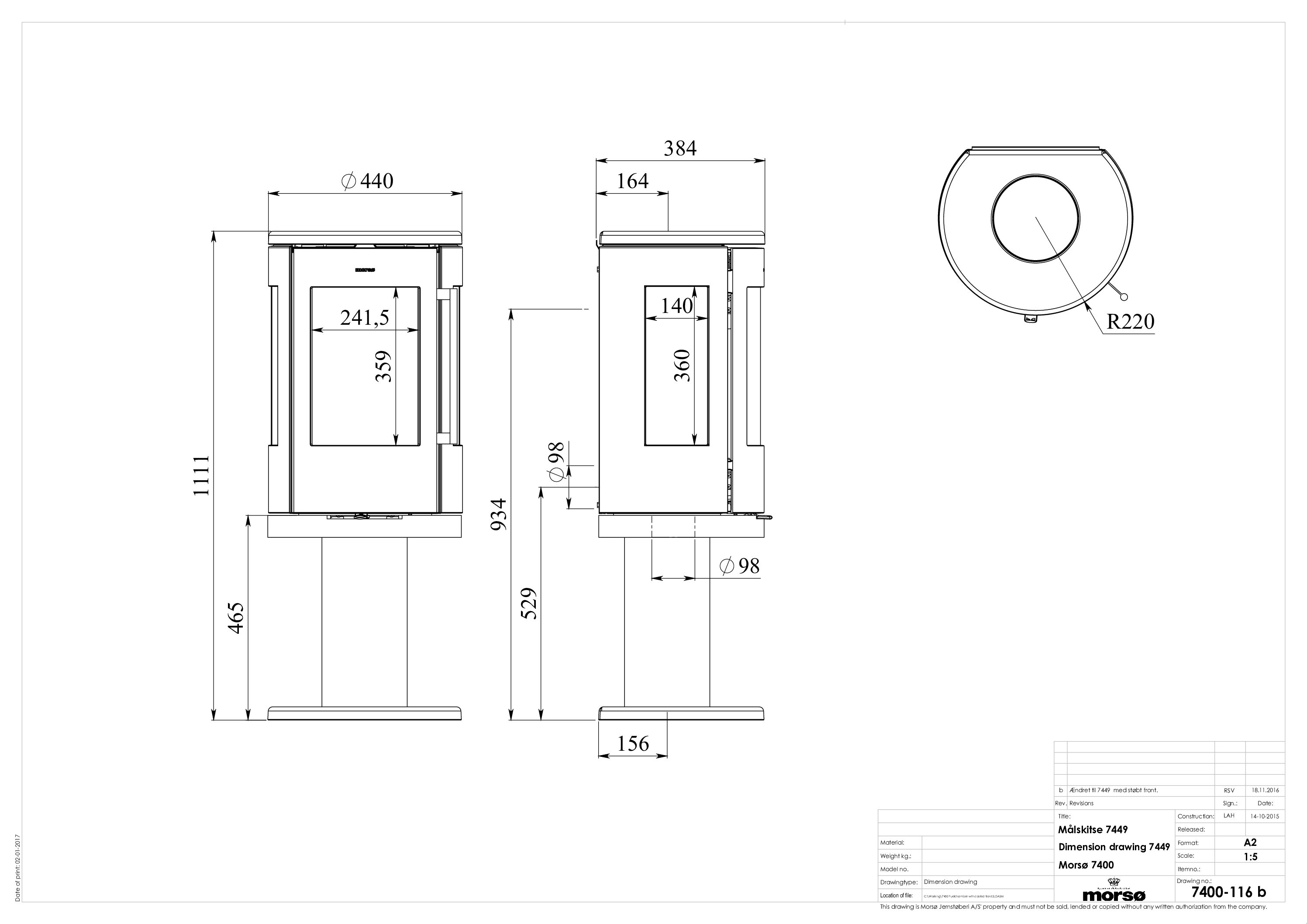 Stove Morso 7449