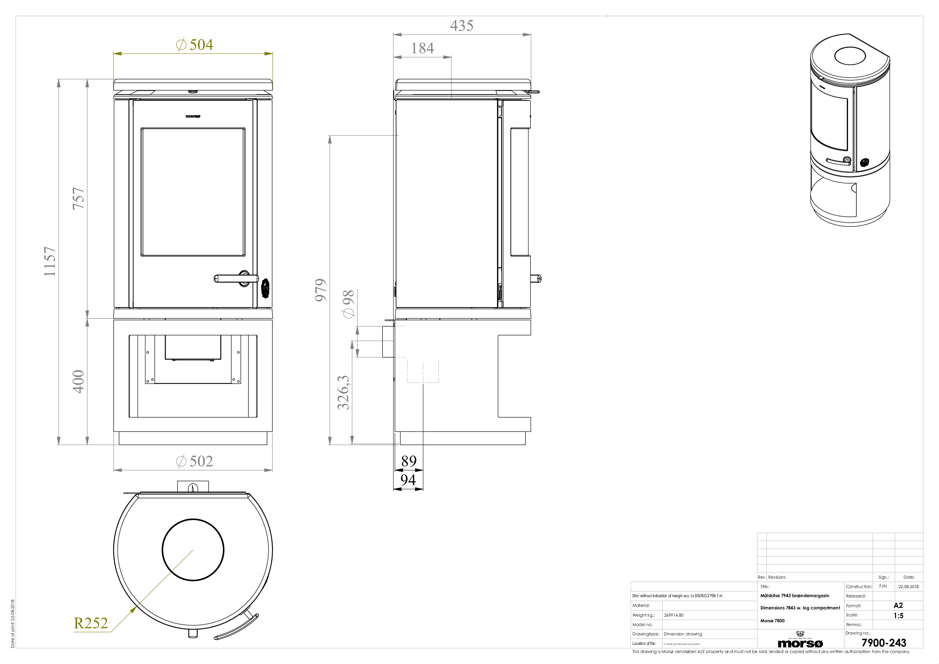 Stove Morso 7843