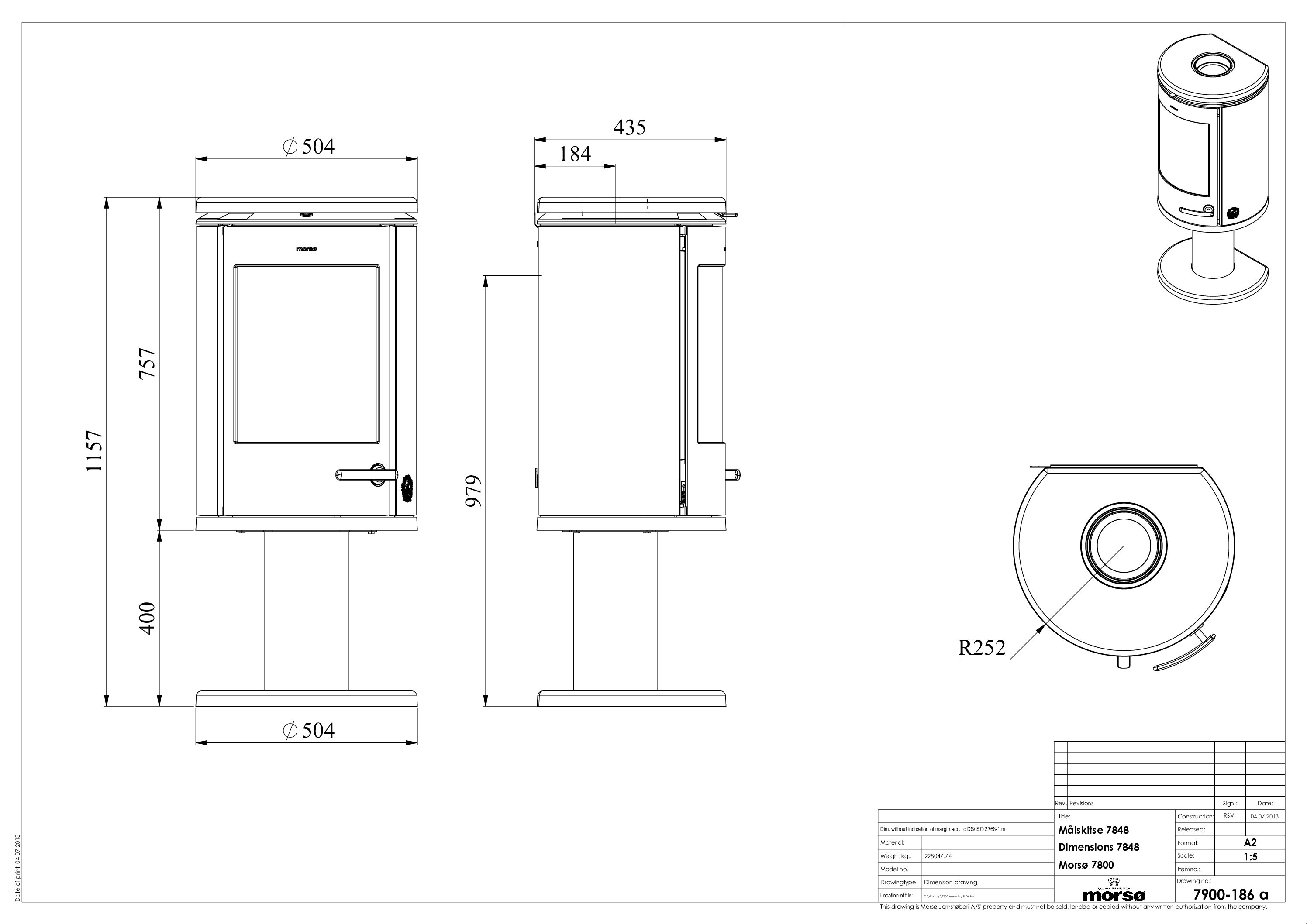 Stove Morso 7848