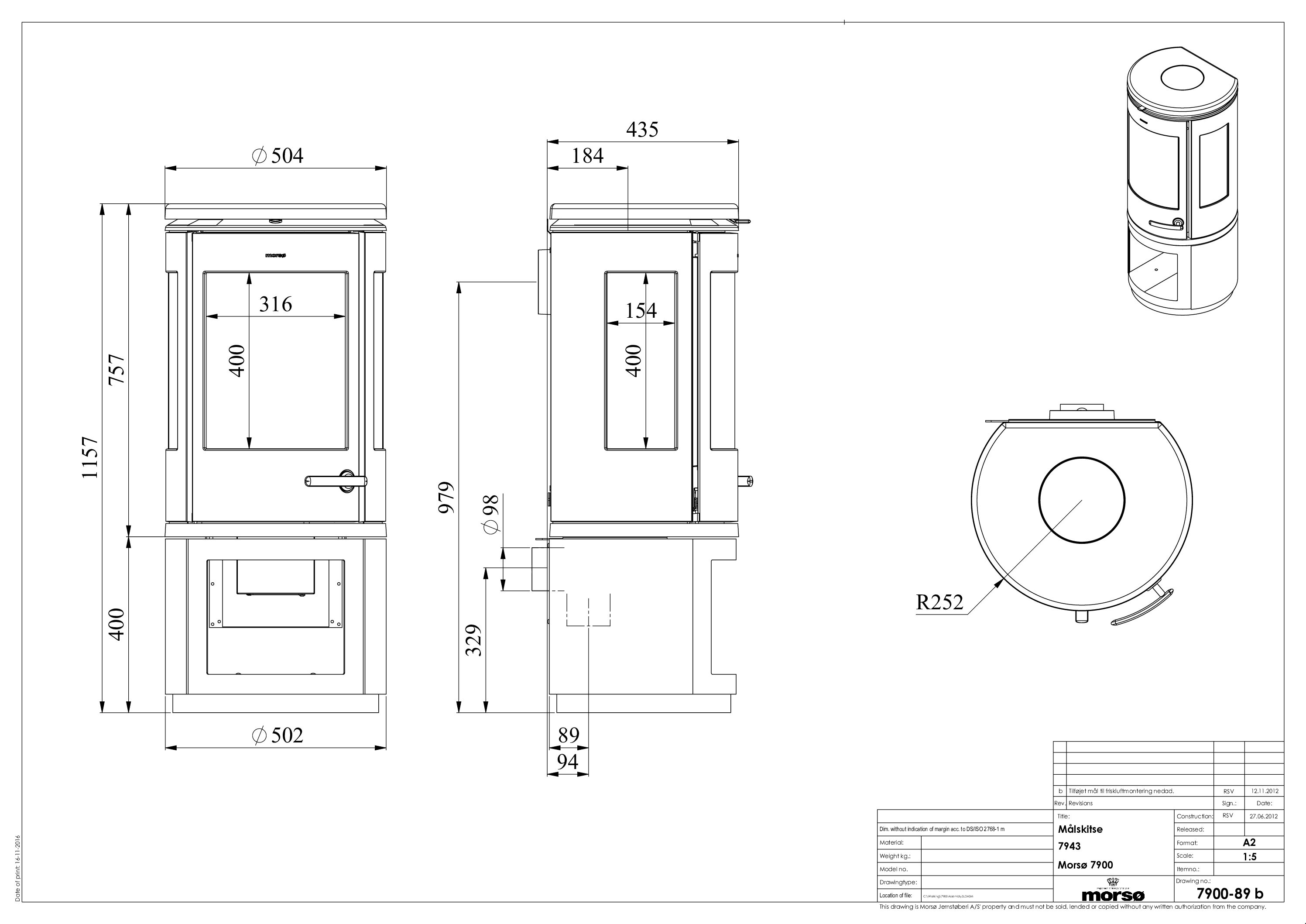 Stove Morso 7943