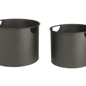 2 fire wood buckets
