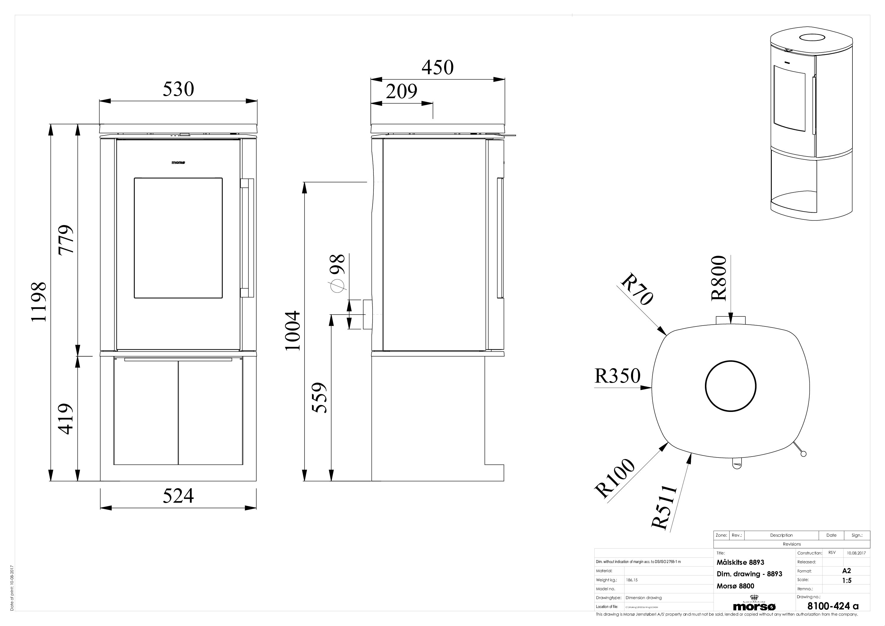 Stove Morso 8893