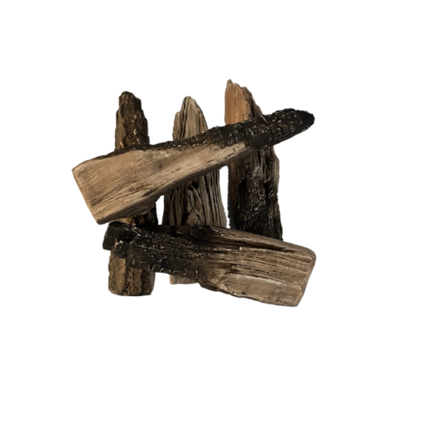 Ceramic firewood 2