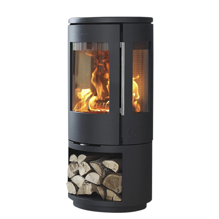Morsø 7443 – stove with a wood compartment